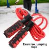 Anti Slip Handle Jump Skipping Rope Bodybuilding Exercise Fitness PE Exam Tool