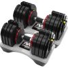 Adjustable Dumbbell - 80lb x2 Dumbbell Set of 2 with Anti-Slip Handle, Fast Adjust Weight Exercise Fitness Dumbbell with Tray Suitable for Full Body W