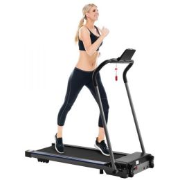 Folding Treadmill for Home - Lightweight Foldable Treadmill Portable Electric Motorized Treadmill Running Exercise Machine Compact XH