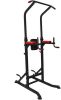 Bosonshop Power Tower Multi-Functional Pull Up Bar Dip Station Push Up Workout Exercise Equipment Height Adjustable Heavy Duty Strength Training Stand