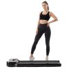 Under Desk Treadmill 2.5HP Slim Walking Treadmill 265LBS - Electric Treadmill with APP Bluetooth Remote Control LED Display, Running Walking Jogging f