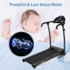 Folding Treadmill for Home Portable Electric Treadmill Running Exercise Machine Compact Treadmill Foldable for Home Gym Fitness Workout Jogging Walkin