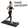 Under Desk Treadmill 2.5HP Slim Walking Treadmill 265LBS - Electric Treadmill with APP Bluetooth Remote Control LED Display, Running Walking Jogging f