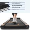 Under Desk Treadmill 2.5HP Slim Walking Treadmill 265LBS - Electric Treadmill with APP Bluetooth Remote Control LED Display, Running Walking Jogging f