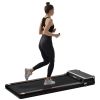 Under Desk Treadmill 2.5HP Slim Walking Treadmill 265LBS - Electric Treadmill with APP Bluetooth Remote Control LED Display, Running Walking Jogging f