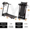 Folding Treadmills for Home with Bluetooth and Incline, Portable Running Machine Electric Compact Treadmills Foldable for Exercise Home Gym Fitness Wa