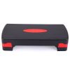Aerobic exercise training step platform with adjustable height - balck red XH