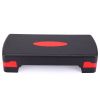 Aerobic exercise training step platform with adjustable height - balck red XH