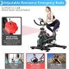 Stationary Indoor Cycling Exercise Bike Tablet Holder and LCD Monitor