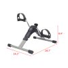Home Use Hands and Feet Trainer Mini Pedal Exerciser Bike Black  YJ