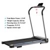 Folding Treadmill for Home - Lightweight Foldable Treadmill Portable Electric Motorized Treadmill Running Exercise Machine Compact XH