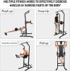 Bosonshop Power Tower Multi-Functional Pull Up Bar Dip Station Push Up Workout Exercise Equipment Height Adjustable Heavy Duty Strength Training Stand