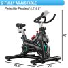 Stationary Indoor Cycling Exercise Bike Tablet Holder and LCD Monitor