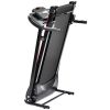 Folding Treadmill with Incline 2.5HP 12KM/H Electric Treadmill for Home Foldable, Bluetooth Music Cup Holder Heart Rate Sensor Walking Running Machine