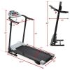 Multifunctional LCD Screen Foldable Treadmill - gray XH