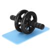 Ab Roller Wheel Fitness Exercise Wheel Roller w/ Knee Pad for Abs Workout Core Strength Exercise Home Gym