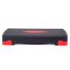 Aerobic exercise training step platform with adjustable height - balck red XH