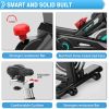 Stationary Indoor Cycling Exercise Bike Tablet Holder and LCD Monitor
