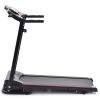 Folding Treadmill with Incline 2.5HP 12KM/H Electric Treadmill for Home Foldable, Bluetooth Music Cup Holder Heart Rate Sensor Walking Running Machine