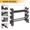 Dumbbell Rack, Weight Rack for Home Gym Dumbbell Storage Rack (Rack ONLY)