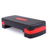 Aerobic exercise training step platform with adjustable height - balck red XH