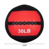 Free shipping 30lb Unstable Balance Training Rehabilitation Gravity Ball Fitness Soft Medicine Ball Red