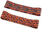 Leopard Resistance Band Unisex Booty Band Hip Circle Loop Workout Exercise for Legs Thigh Glute Butt Squat Bands Non-Slip Exercise Fitness Workout (Me