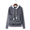 Home Leisure Outdoor Sports Sweatshirt Cat Hoodie