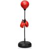 Both Adults And Kids Hand-Eye Coordination Ability Adjustable Height Boxing Punching Bag Stand Set