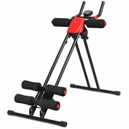 LCD Monitor Home Power Plank Abdominal Workout Equipment (Color: As the pictures shown, Type: Exercise & Fitness)
