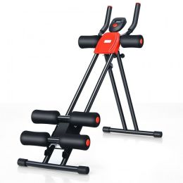 LCD Monitor Home Power Plank Abdominal Workout Equipment (Color: BLACK, Type: Exercise & Fitness)