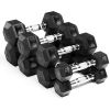 Dumbbells with Metal Handle, 5lbs, 10lbs, 12lbs,15lbs,20lbs, 25lbs, 30 lbs, 35lbs in Pairs Weight Dumbbells for Adults Women Men Workout Fitness,Home