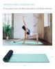 COOLMOON 1/4 Inch Extra Thick Yoga Mat Double-Sided Non Slip,Yoga Mat For Women and Men,Fitness Mats With Carrying Strap,Eco Friendly TPE Yoga Mat , P