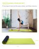 COOLMOON 1/4 Inch Extra Thick Yoga Mat Double-Sided Non Slip,Yoga Mat For Women and Men,Fitness Mats With Carrying Strap,Eco Friendly TPE Yoga Mat , P