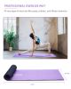 COOLMOON 1/4 Inch Extra Thick Yoga Mat Double-Sided Non Slip,Yoga Mat For Women and Men,Fitness Mats With Carrying Strap,Eco Friendly TPE Yoga Mat , P