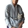 Home Leisure Outdoor Sports Sweatshirt Cat Hoodie
