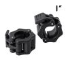 2PCS Olympic Barbell Clamps 1in/2in Quick Release for Pro Crossfit Strong Lifts