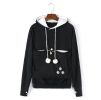 Home Leisure Outdoor Sports Sweatshirt Cat Hoodie