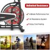 Display Unlimite Resistance And Adjustable Seat Upright Air Bike Fan Exercise Bike