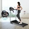 Compact Electric Folding Running and Fitness Treadmill with LED Display