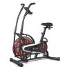 Display Unlimite Resistance And Adjustable Seat Upright Air Bike Fan Exercise Bike