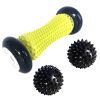 3Pcs Spiky Foot Roller Massage Ball Body Relax Pain Relief Back Leg Massager Set