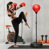 Both Adults And Kids Hand-Eye Coordination Ability Adjustable Height Boxing Punching Bag Stand Set