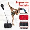Both Adults And Kids Hand-Eye Coordination Ability Adjustable Height Boxing Punching Bag Stand Set