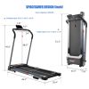 FYC Folding Treadmill for Home Portable Electric Motorized Treadmill Running Machine  Treadmill for  Gym Fitness Workout Jogging Walking, No Installat