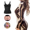 Zippered Waist Trainer Corset Waist Tummy Control Body Shaper Cincher Back Support with Adjustable Straps